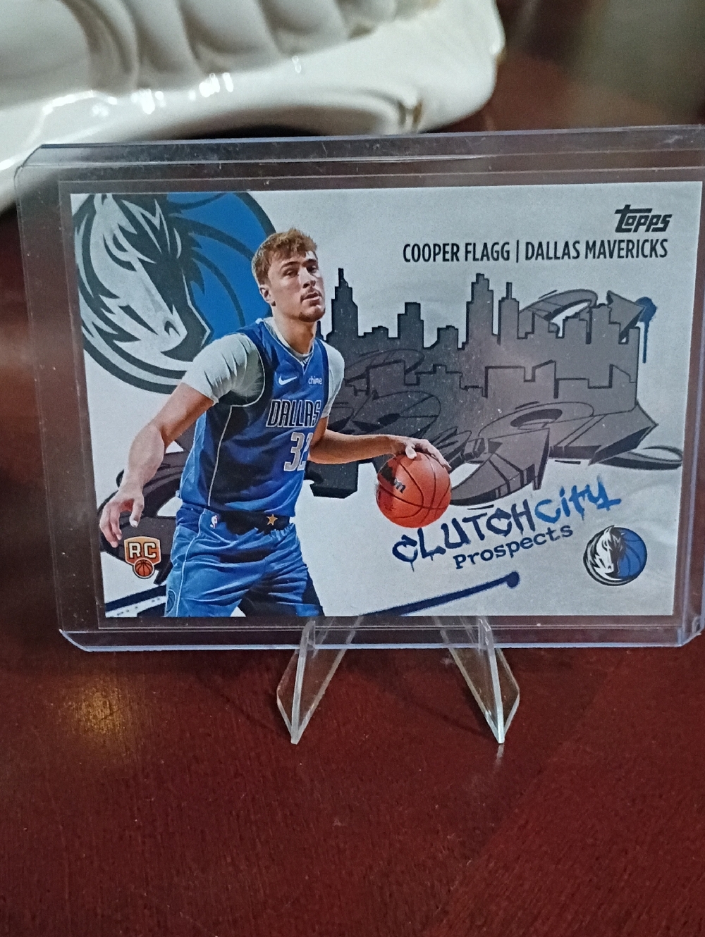 Topps Cooper Flagg Card - Blue, White